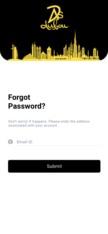 Classifieds Mobile App Forgot Password