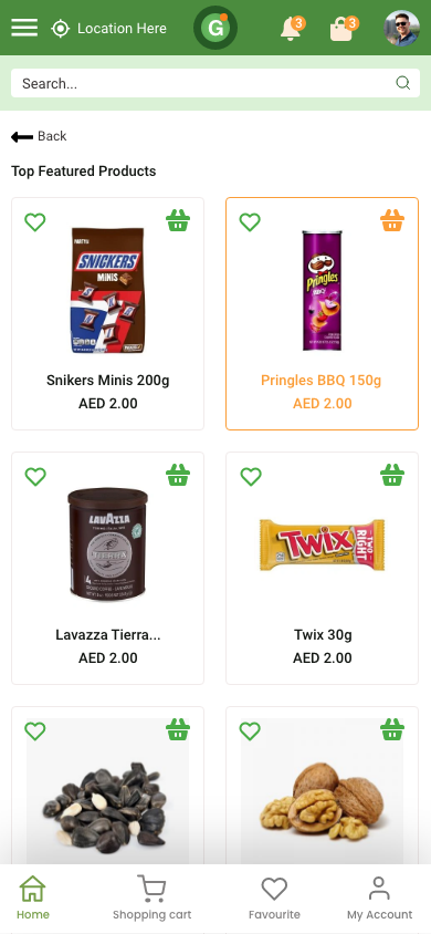 Grocery Product List