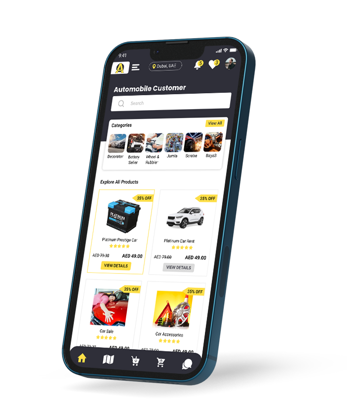 Automotive Mobile App Development in Dubai