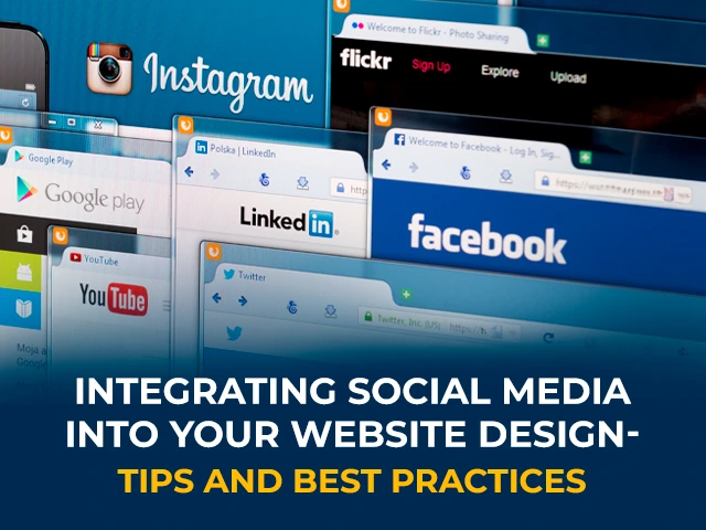 Best web design agency showcasing effective social media integration in website design